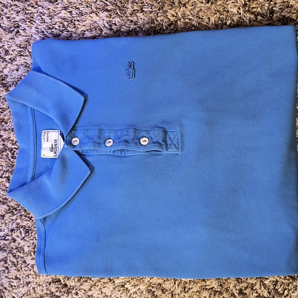 Lacoste Men's Vintage Washed Polo Shirt